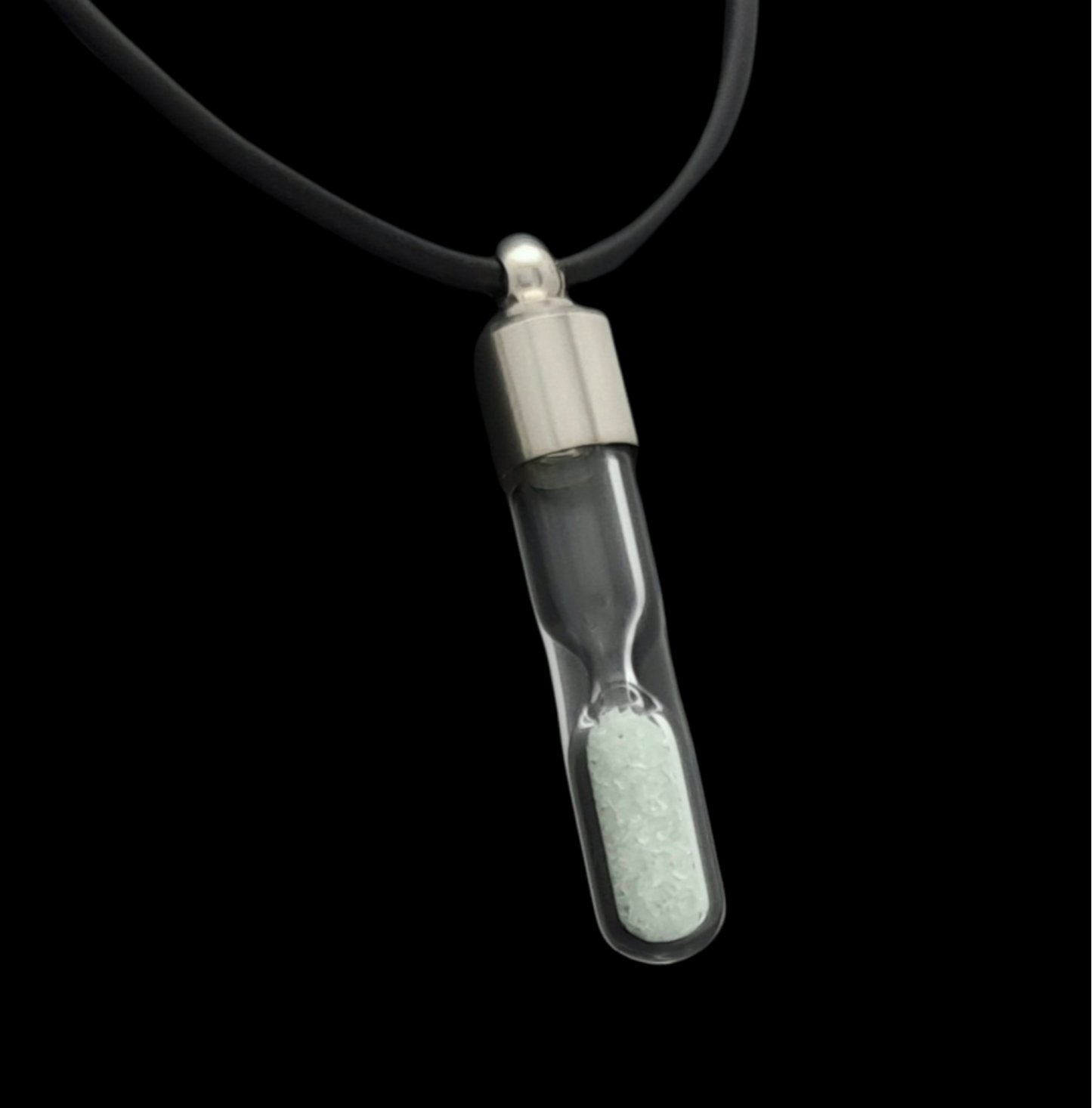 Gemstone Hourglass Pendant