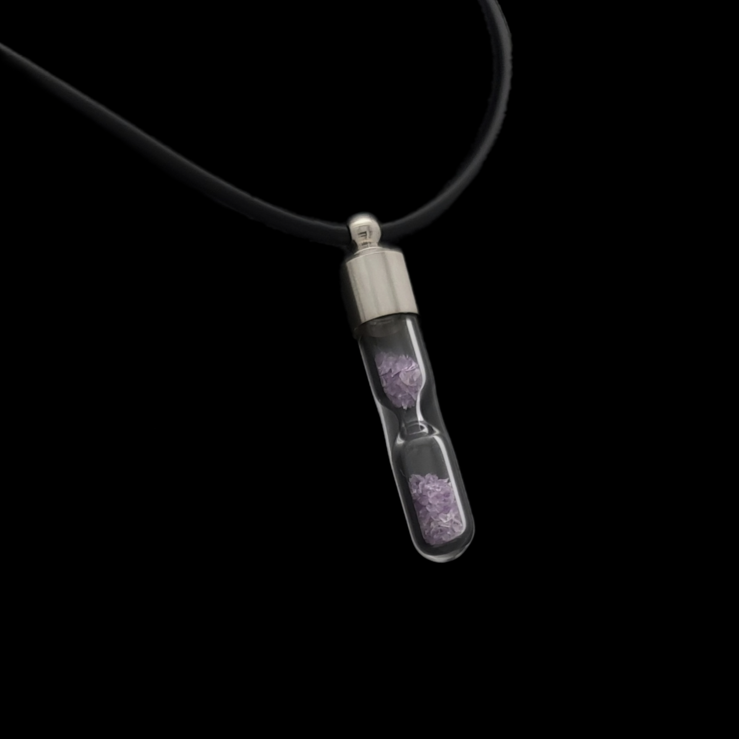 Gemstone Hourglass Pendant