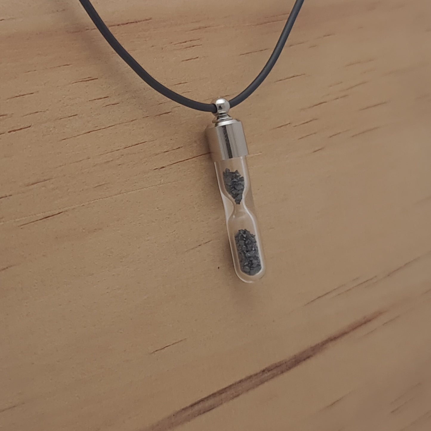 Gemstone Hourglass Pendant