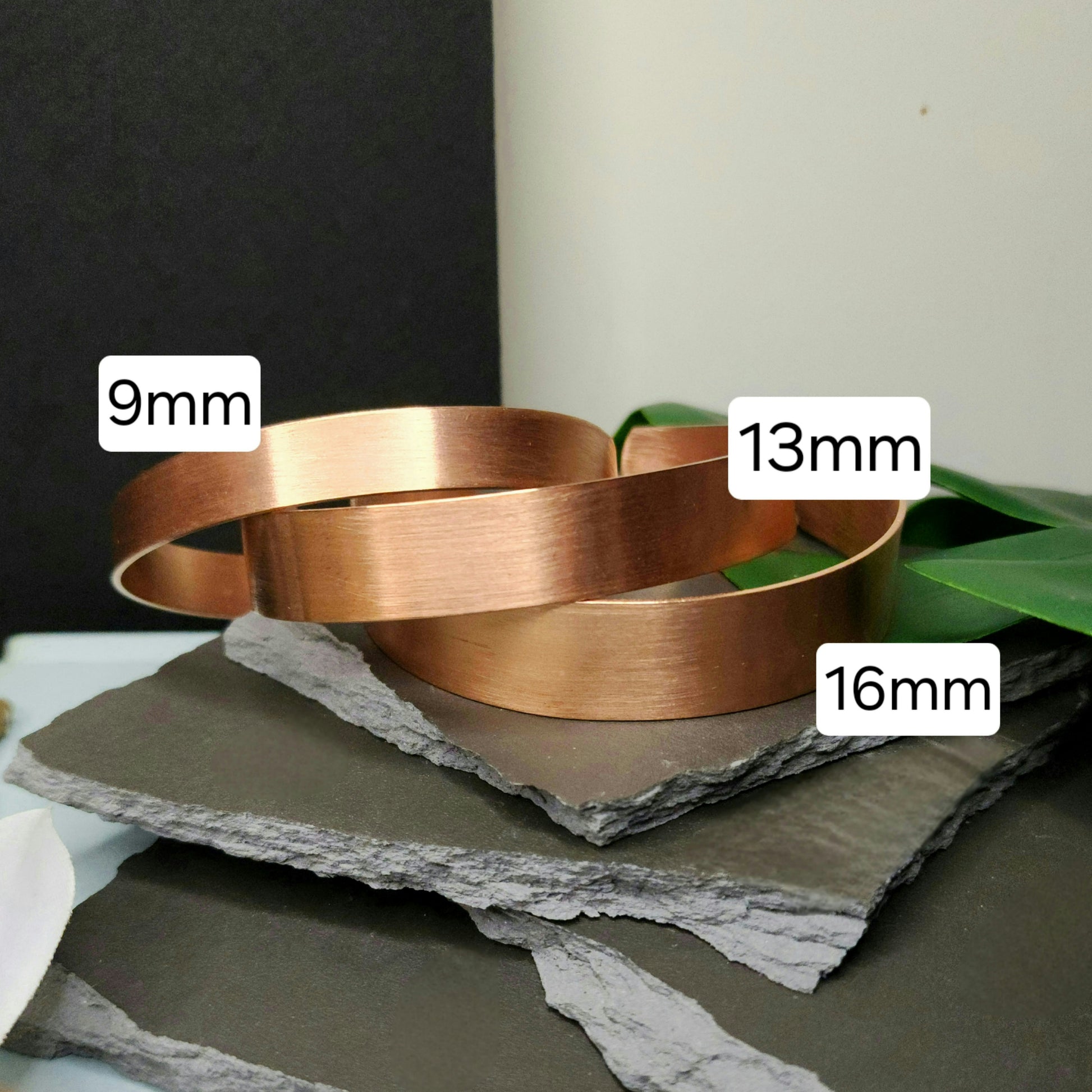 Copper Cuff Bracelet - Brushed Finish