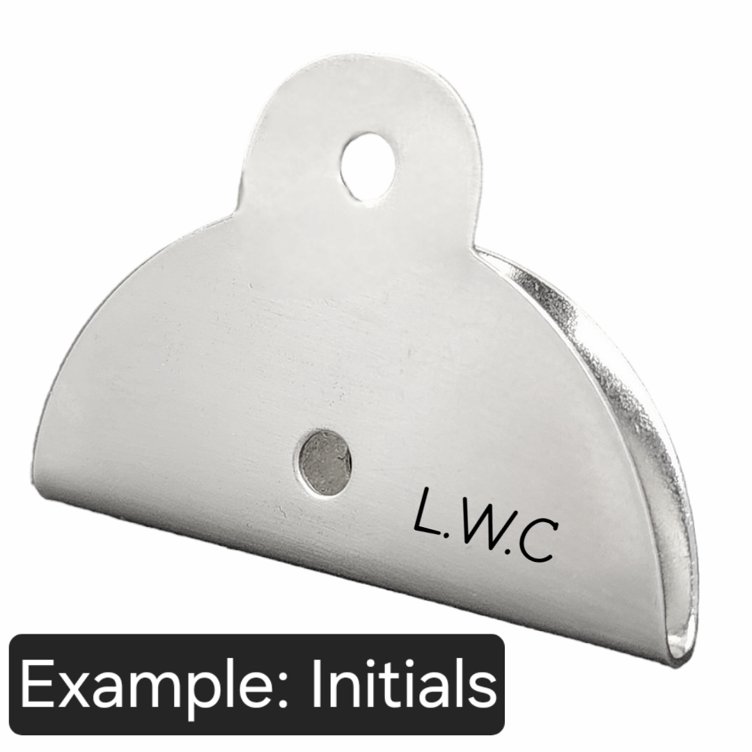 Stainless Steel Whistle with Custom Engraving on back