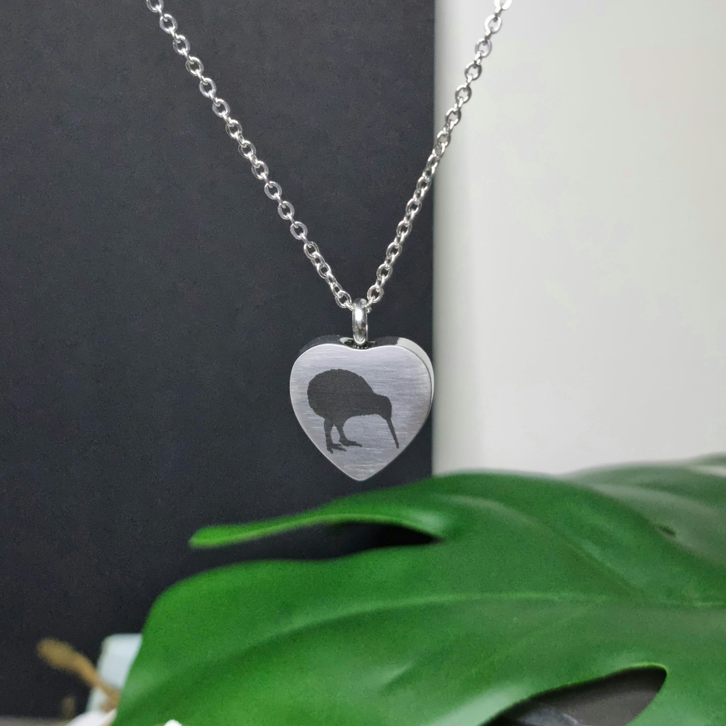 Kiwi Engraved Keepsake Memorial Necklace - Timeless Trinkets NZ