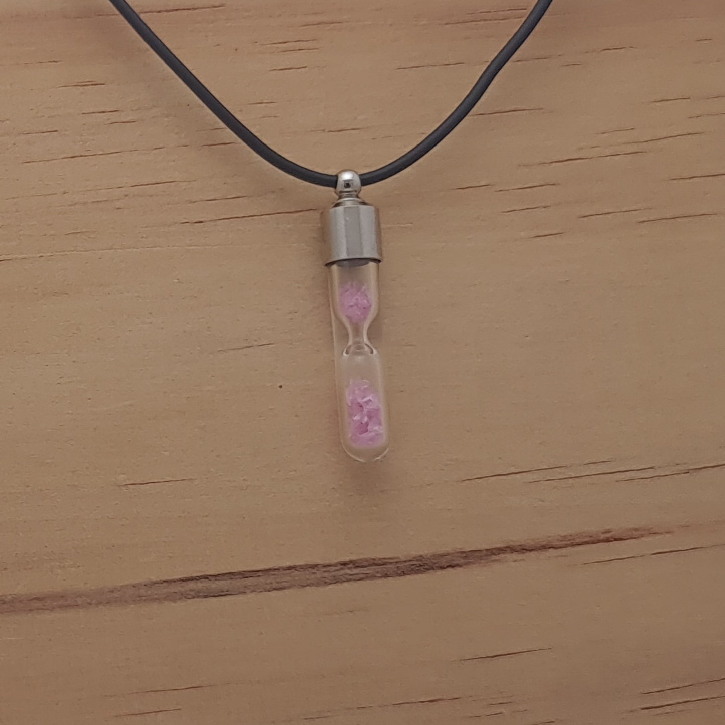 Gemstone Hourglass Pendant
