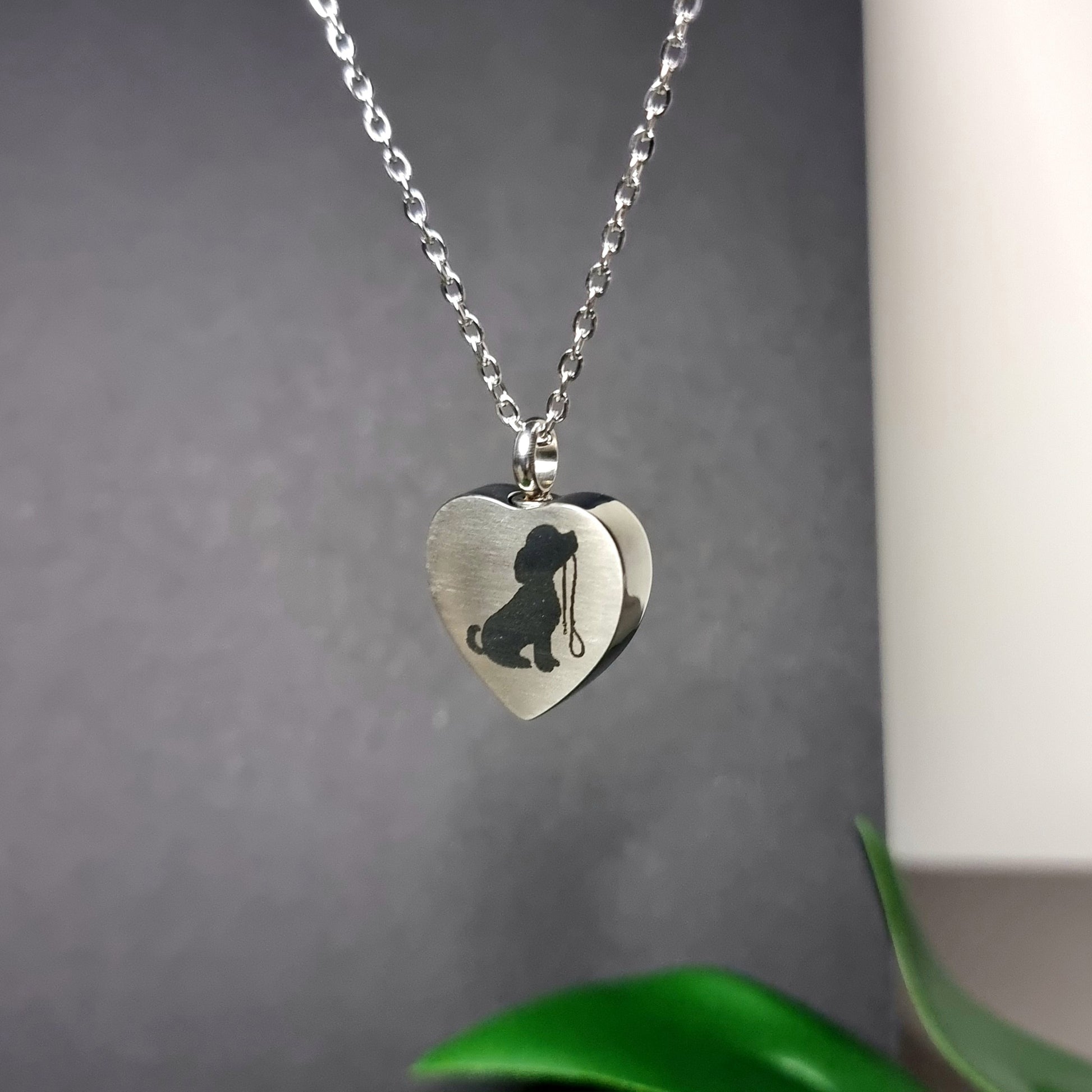Puppy Engraved Keepsake Memorial Necklace - Timeless Trinkets NZ