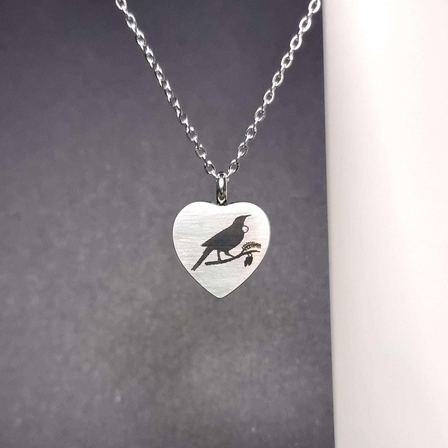 Tui Engraved Keepsake Memorial Necklace - Timeless Trinkets NZ