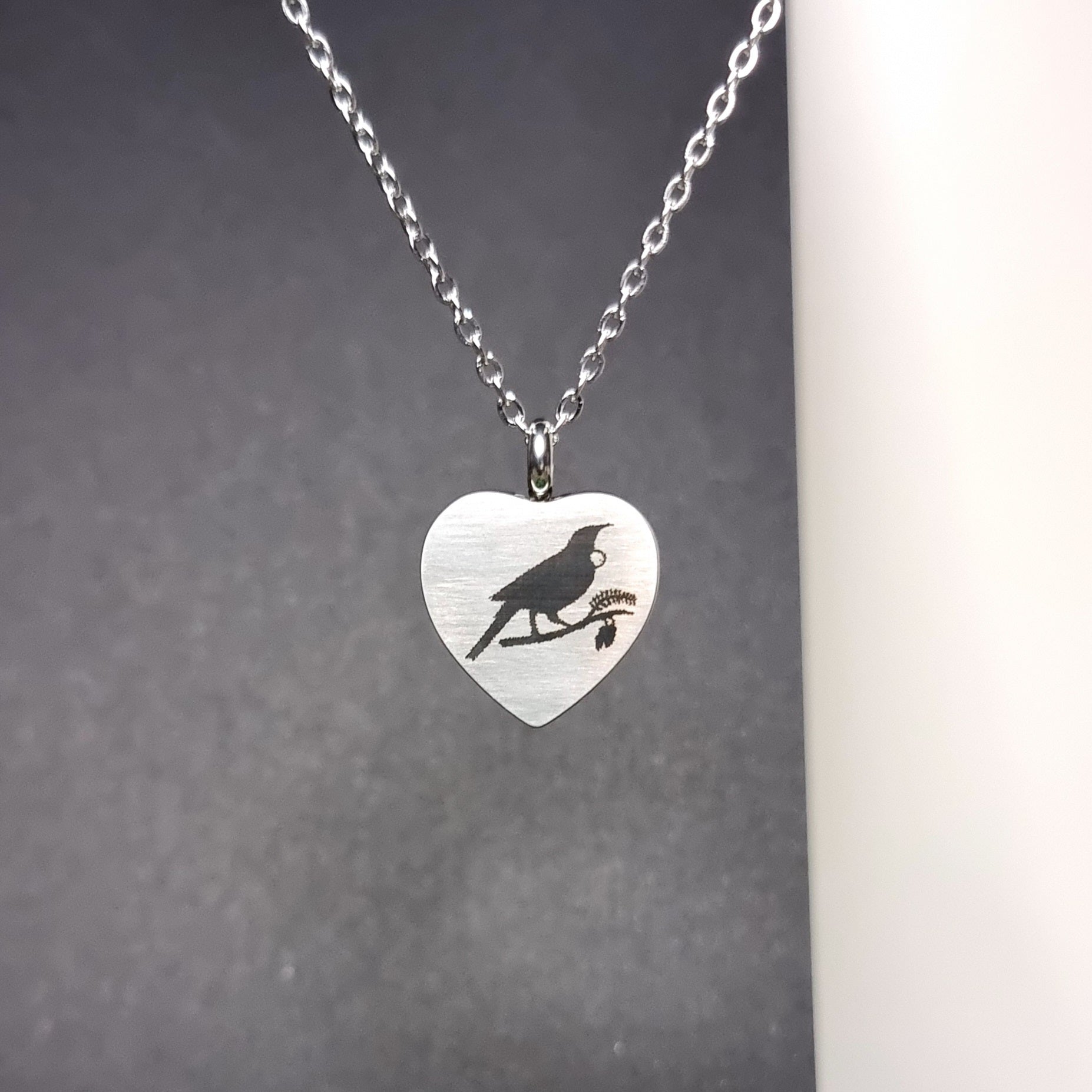 Tui Engraved Keepsake Memorial Necklace - Timeless Trinkets NZ