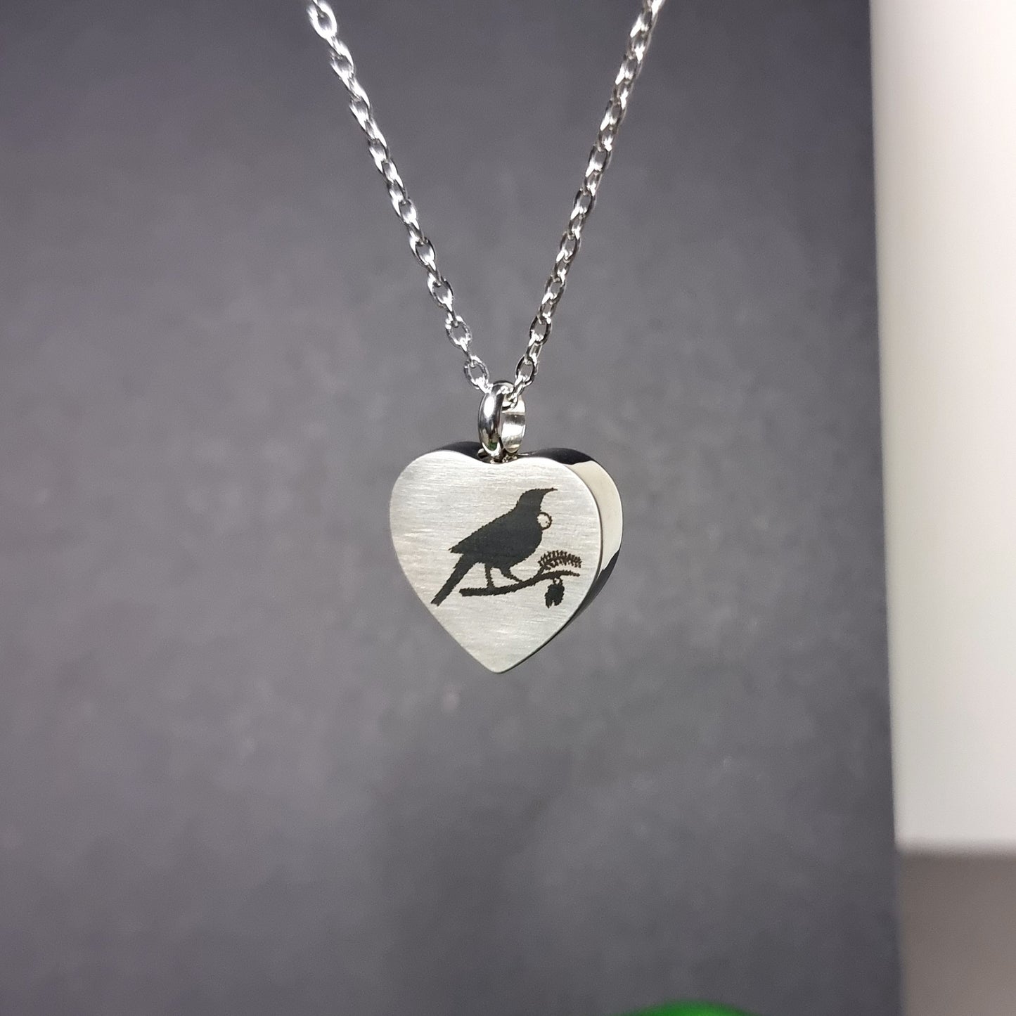 Tui Engraved Keepsake Memorial Necklace - Timeless Trinkets NZ