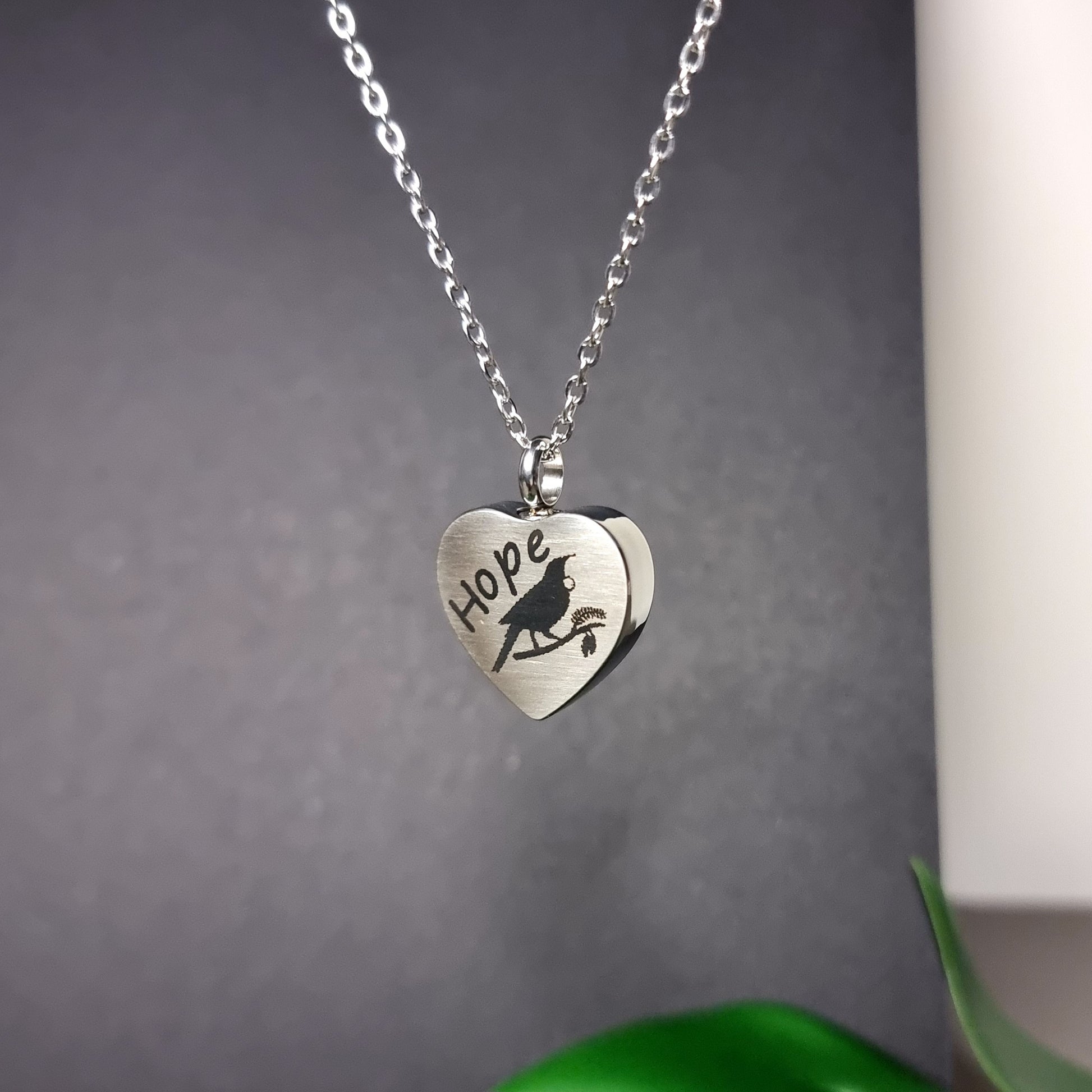 Tui Hope Engraved Keepsake Memorial Necklace - Timeless Trinkets NZ
