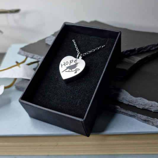 Tui Hope Engraved Keepsake Memorial Necklace - Timeless Trinkets NZ