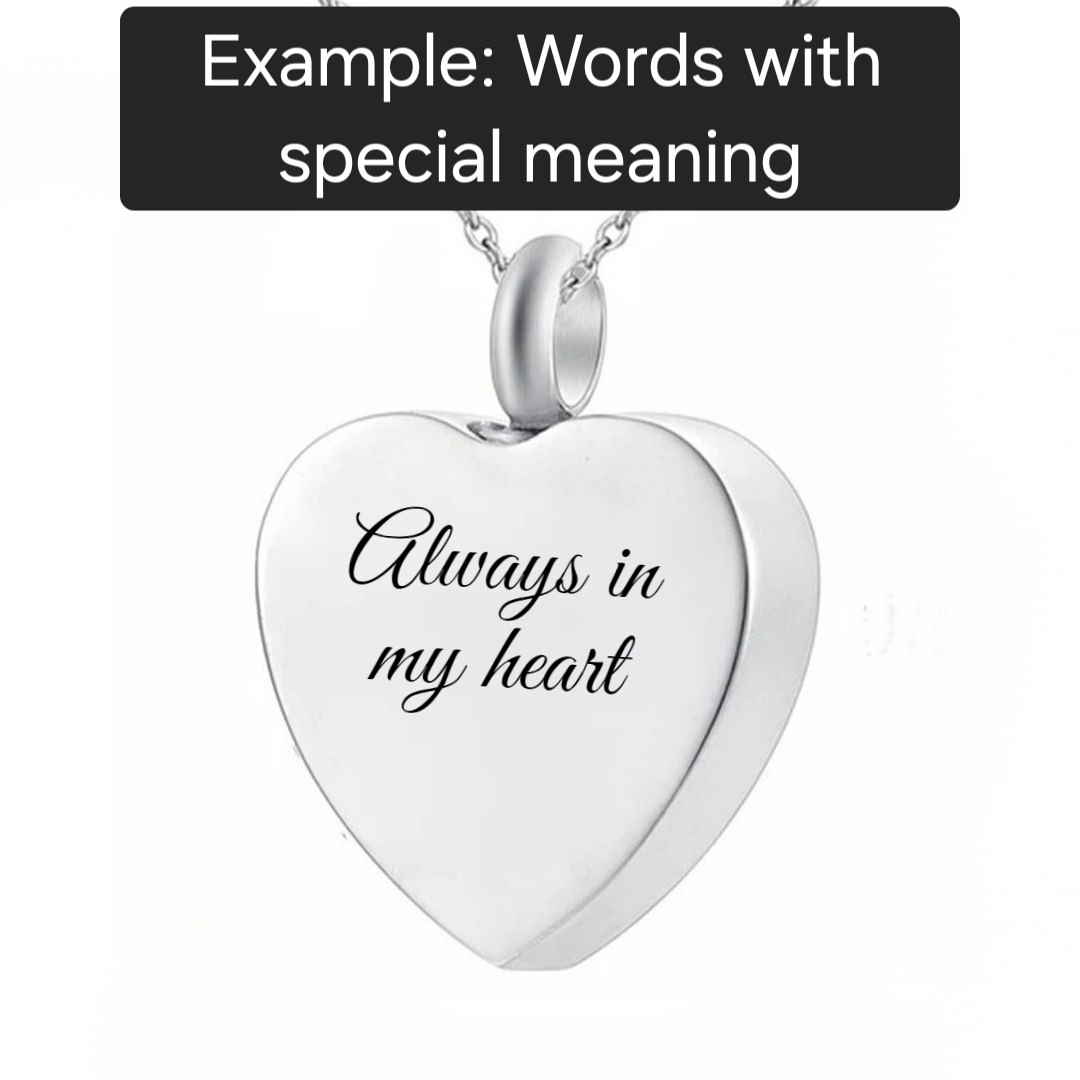 Memorial Pendant - Custom Engraved - Double Sided (Copy) - Timeless Trinkets NZ