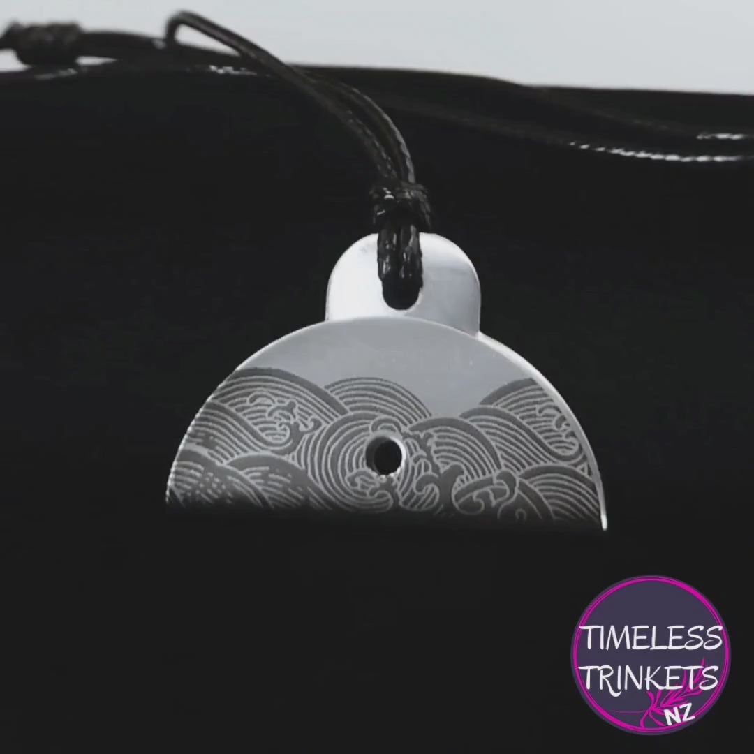Wave Stainless Steel Shepherds Whistle