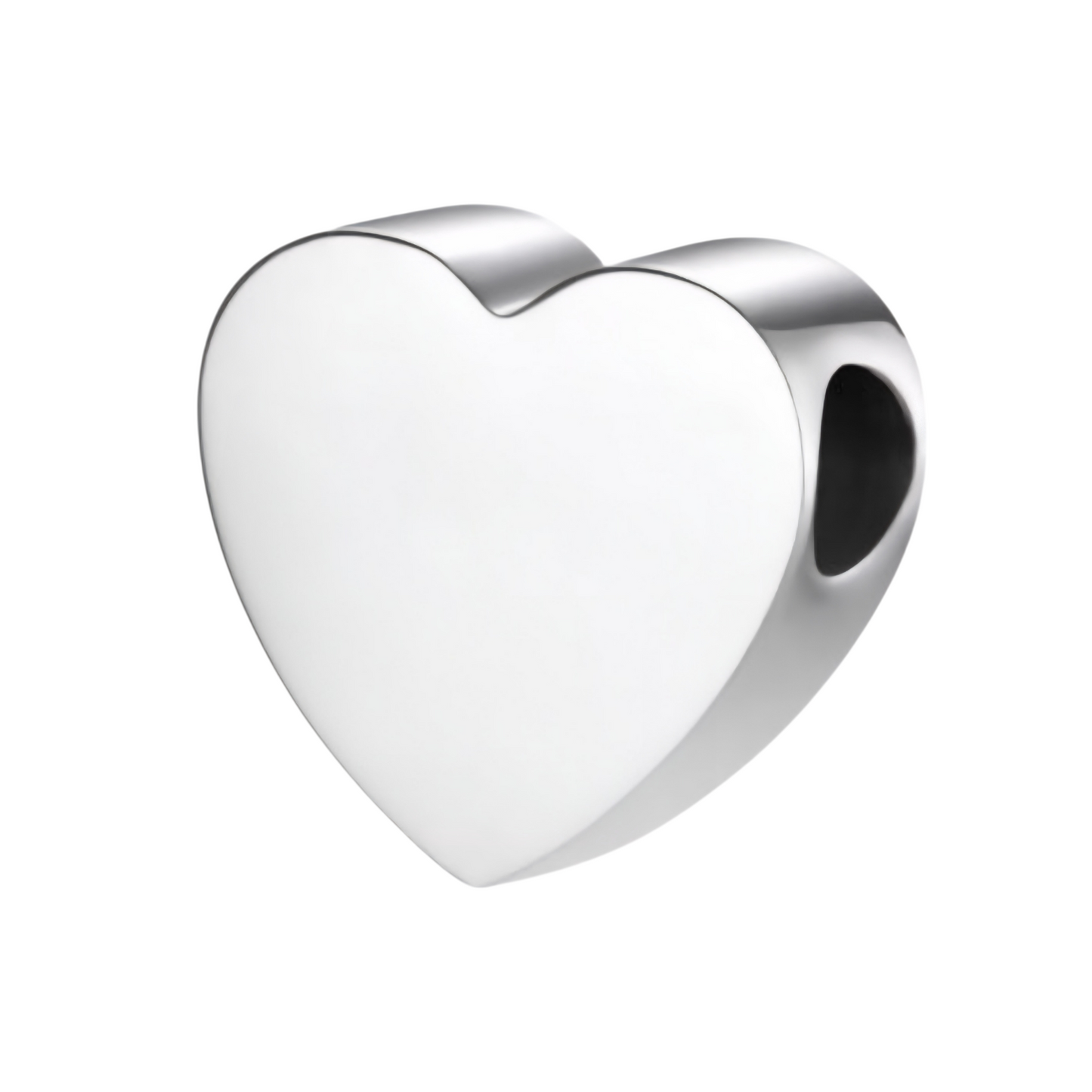 Custom Engraved Memorial Charm Bead for European Style Bracelet