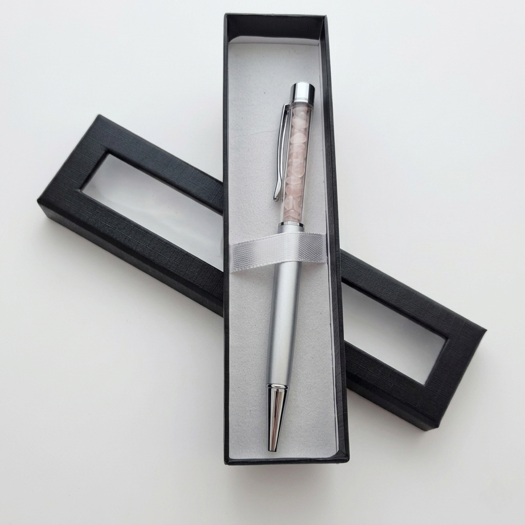 Rose Quartz Ballpoint Pen
