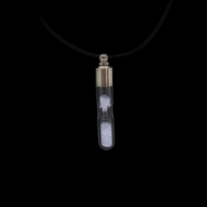 Gemstone Hourglass Pendant