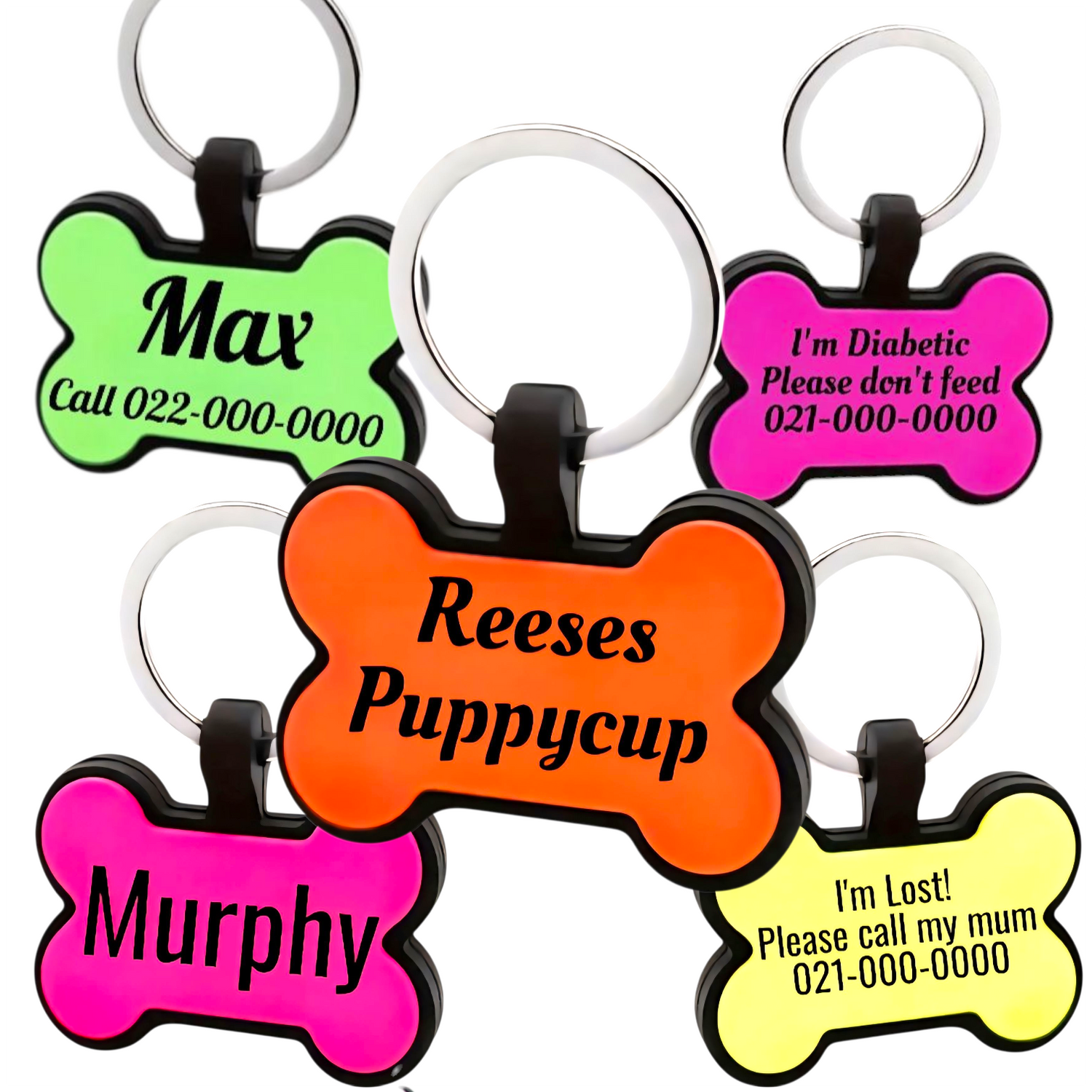 Engraved Soft Pet Tag - Timeless Trinkets NZ