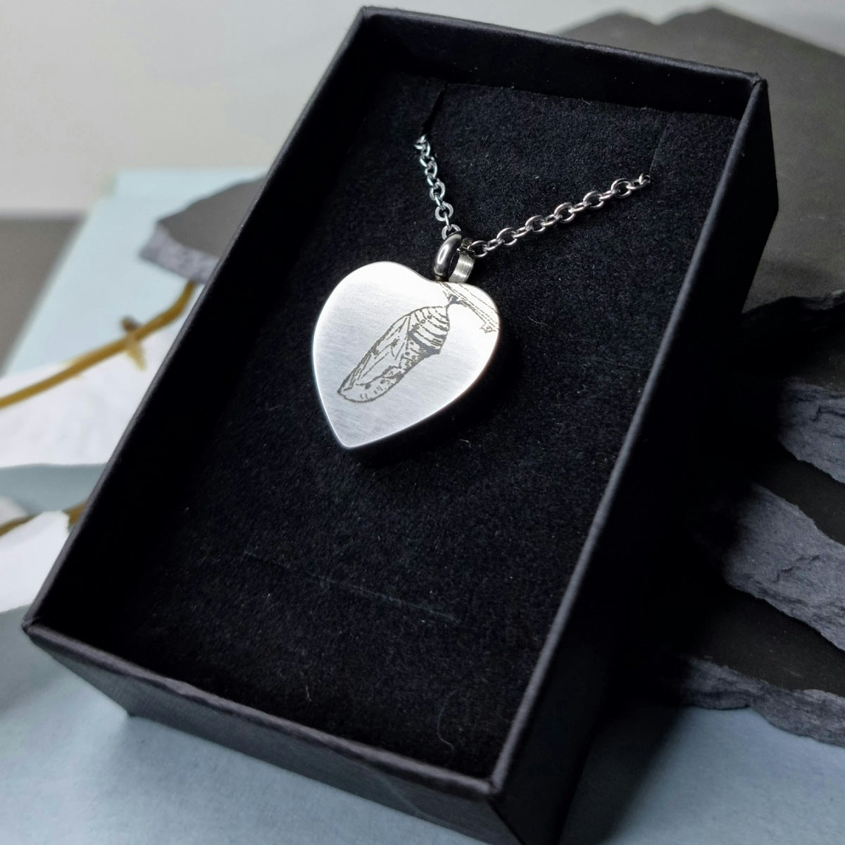 Memorial Pendant - Custom Engraved - Double Sided