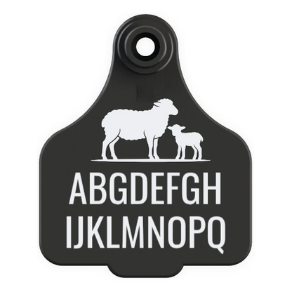 Cattle Ear Tag Keyring - Custom Engraved Keychain & Luggage Tag