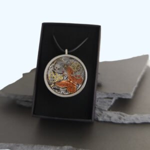 Butterfly Watch Movement Resin Pendant - 35mm