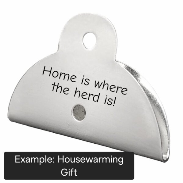 Stainless Steel Whistle with Custom Engraving - Housewarming Gift