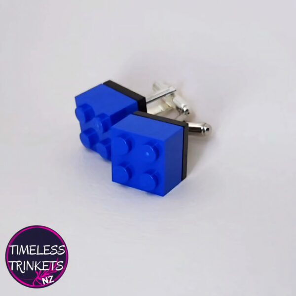 Dark Blue Lego Cufflinks